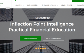 Screenshot of website